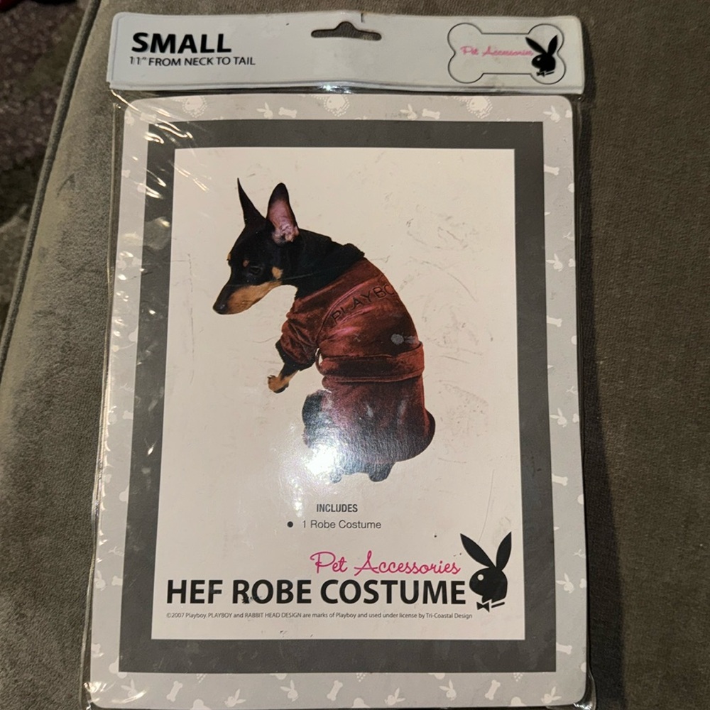 Playboy Dog Hef Robe Costume